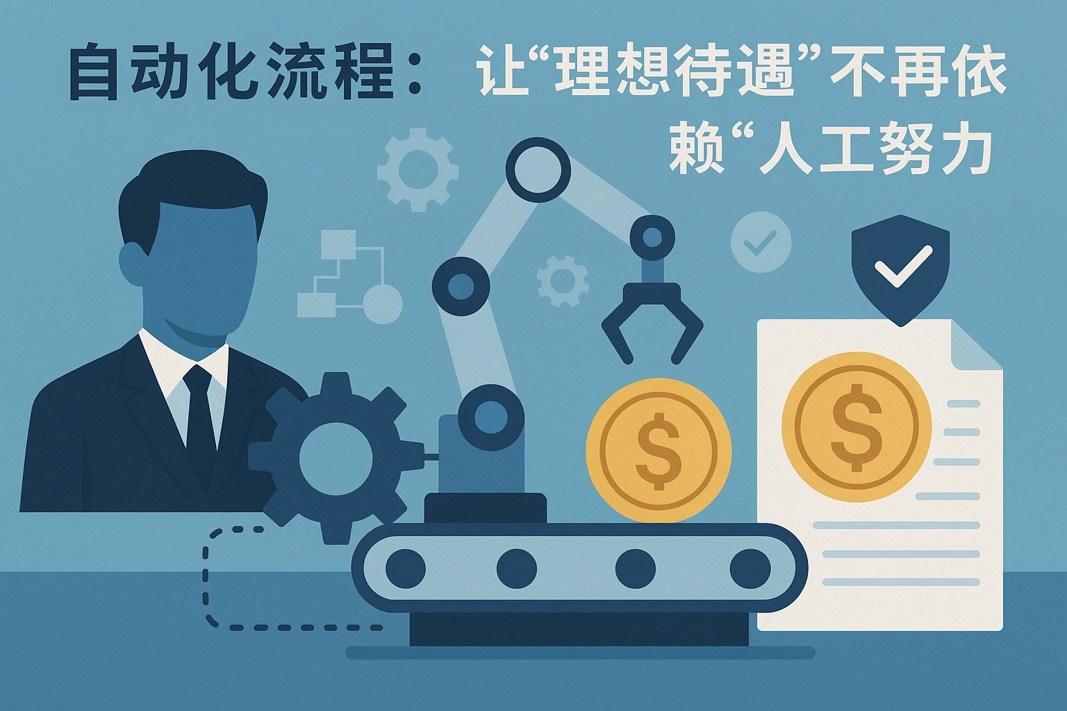 2. 自动化流程：让“理想待遇”不再依赖“人工努力”