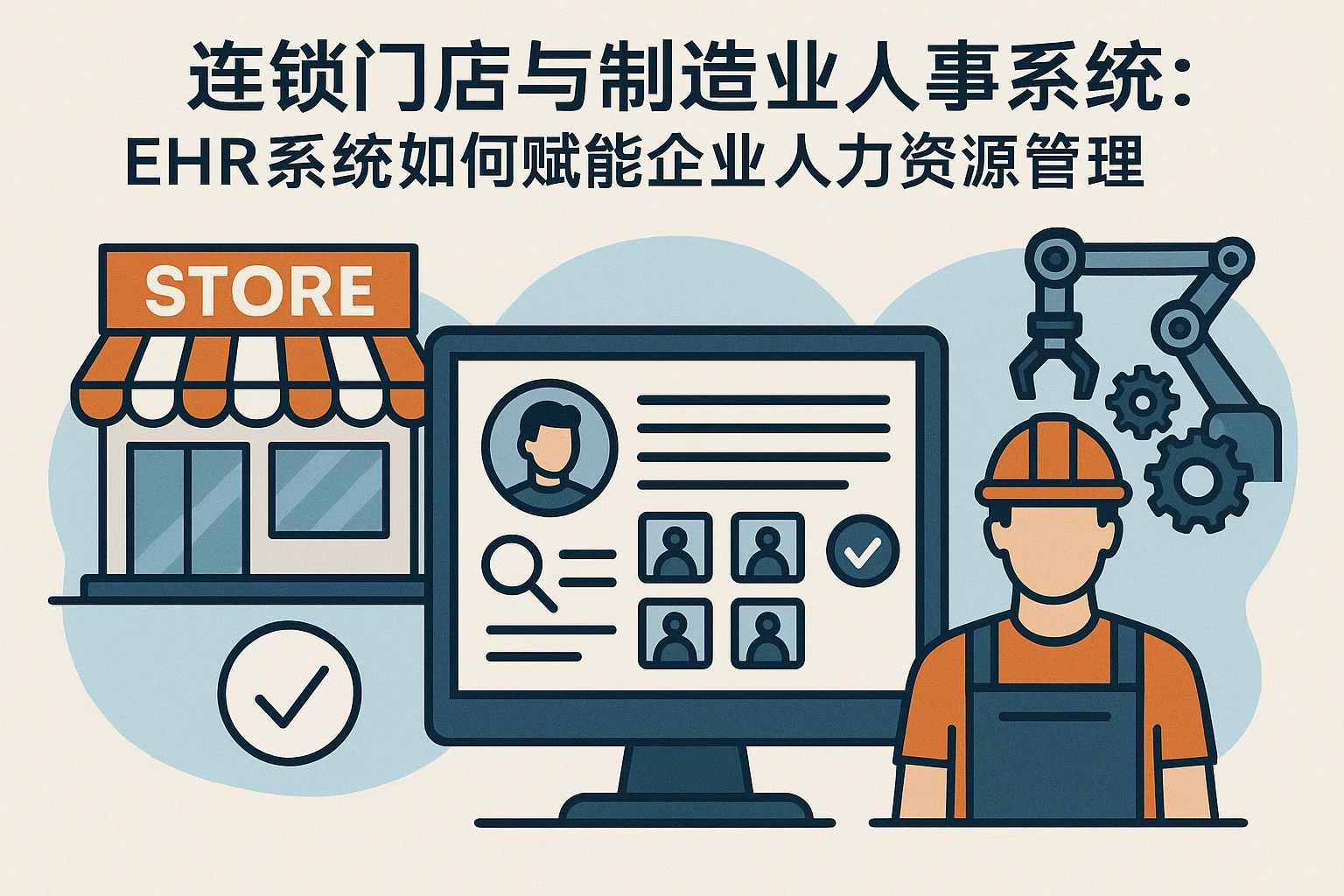 连锁门店与制造业人事系统：EHR系统如何赋能企业人力资源管理