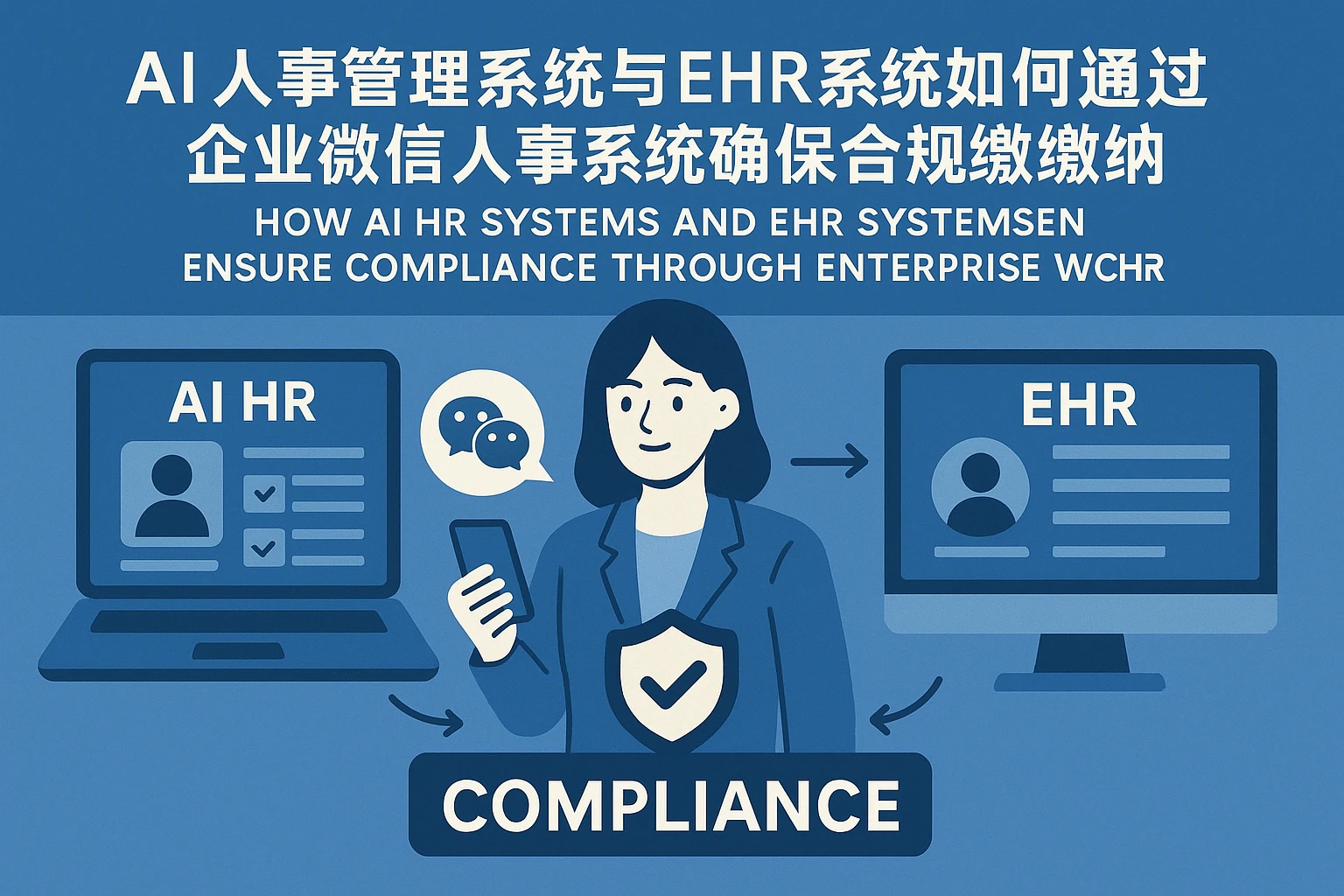 AI人事管理系统与EHR系统如何通过企业微信人事系统确保合规缴纳