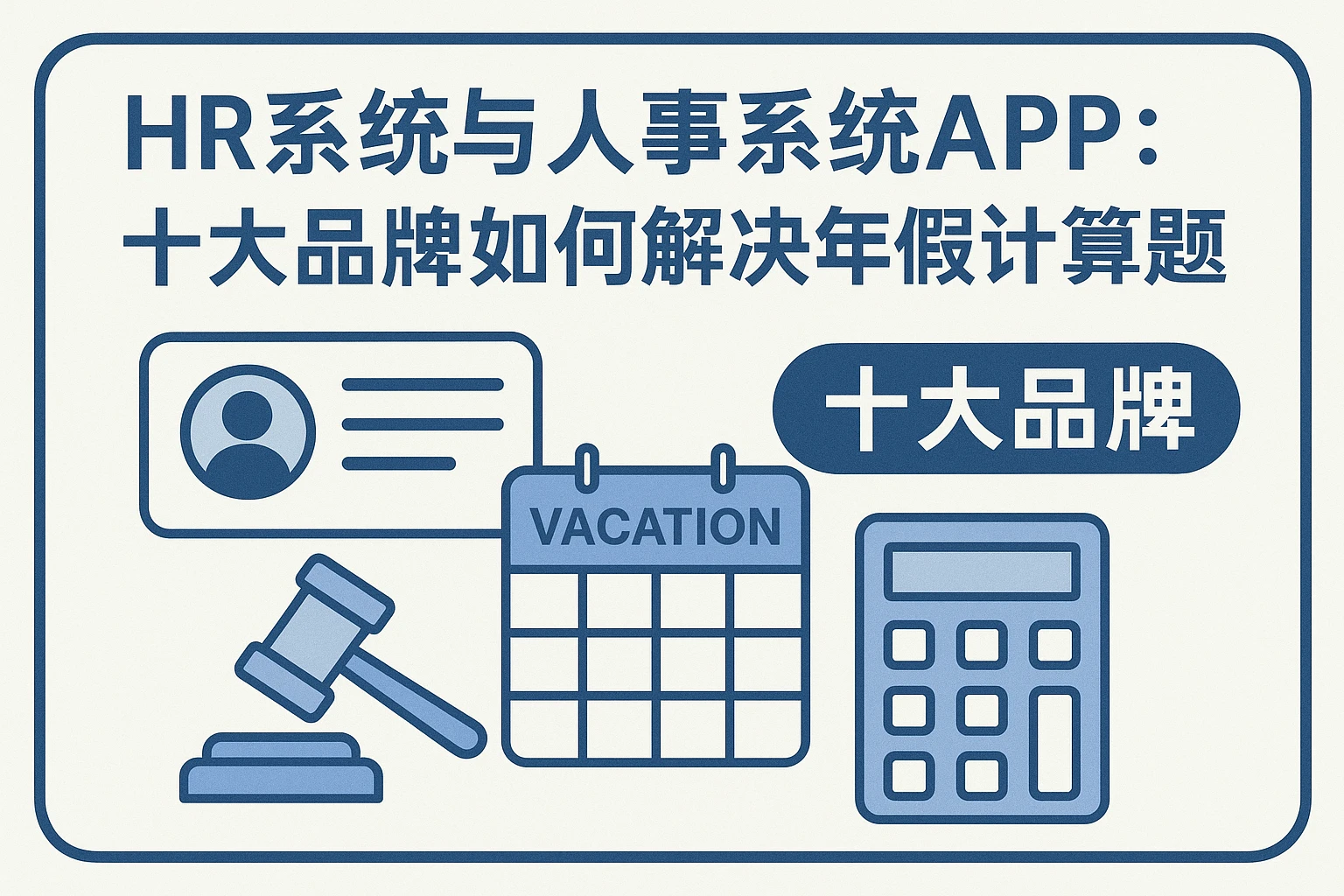 HR系统与人事系统APP：十大品牌如何解决年假计算难题