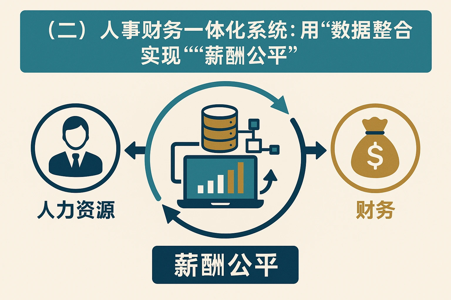 (二)人事财务一体化系统:用“数据整合”实现“薪酬公平”