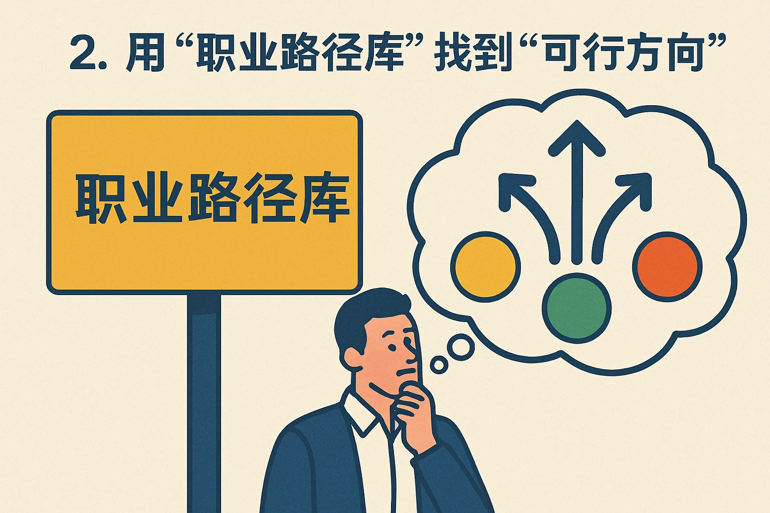 2. 用“职业路径库”找到“可行的方向”
