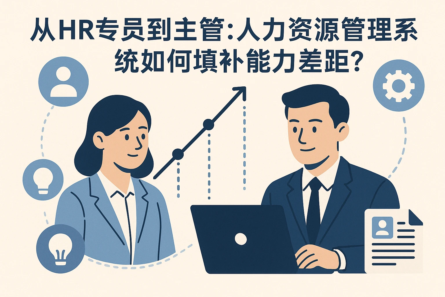 从HR专员到主管:人力资源管理系统如何填补能力差距?