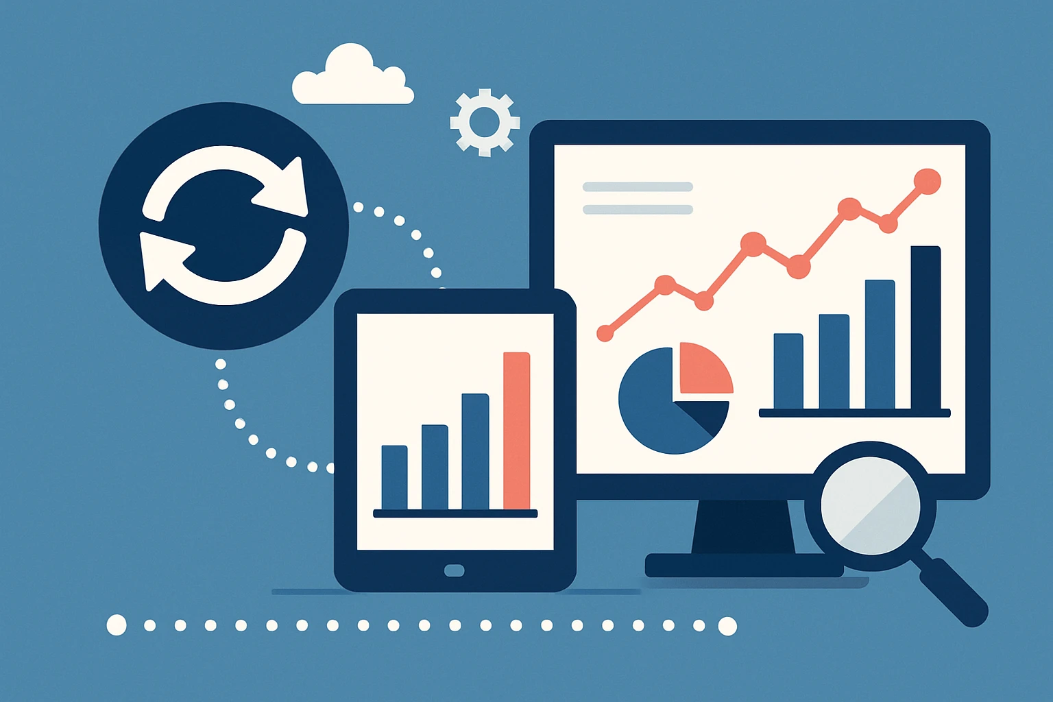 数据同步与统计分析功能