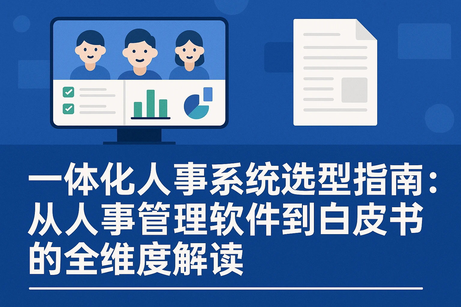 一体化人事系统选型指南:从人事管理软件到白皮书的全维度解读