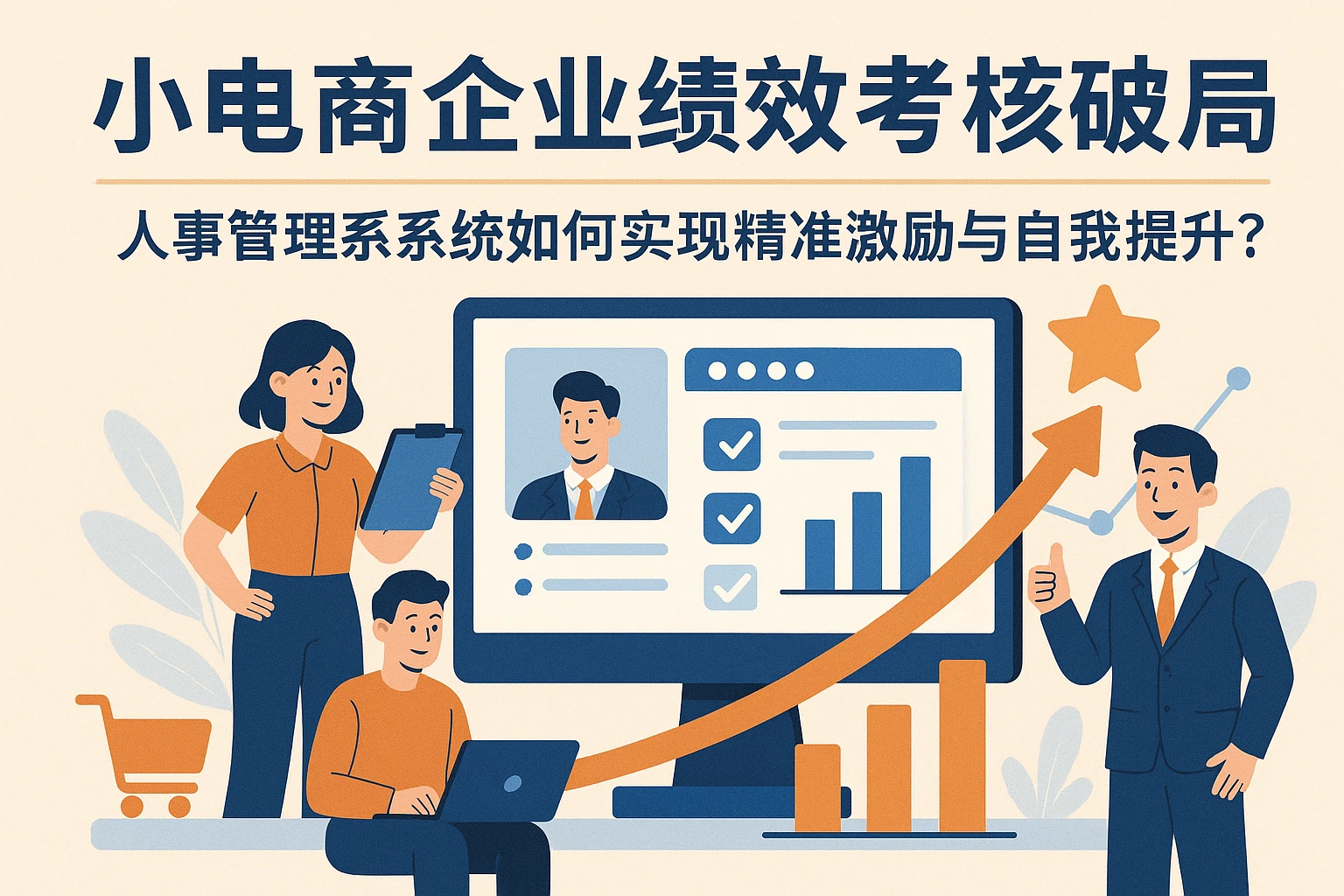 小电商企业绩效考核破局：人事管理系统如何实现精准激励与自我提升？