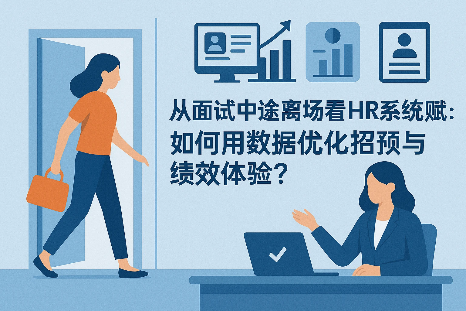 从面试中途离场看HR系统赋能:如何用数据优化招聘与绩效体验?