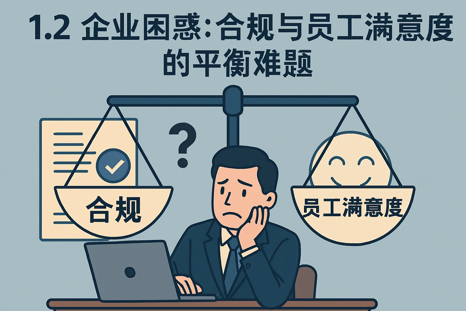 1.2 企业困惑:合规与员工满意度的平衡难题