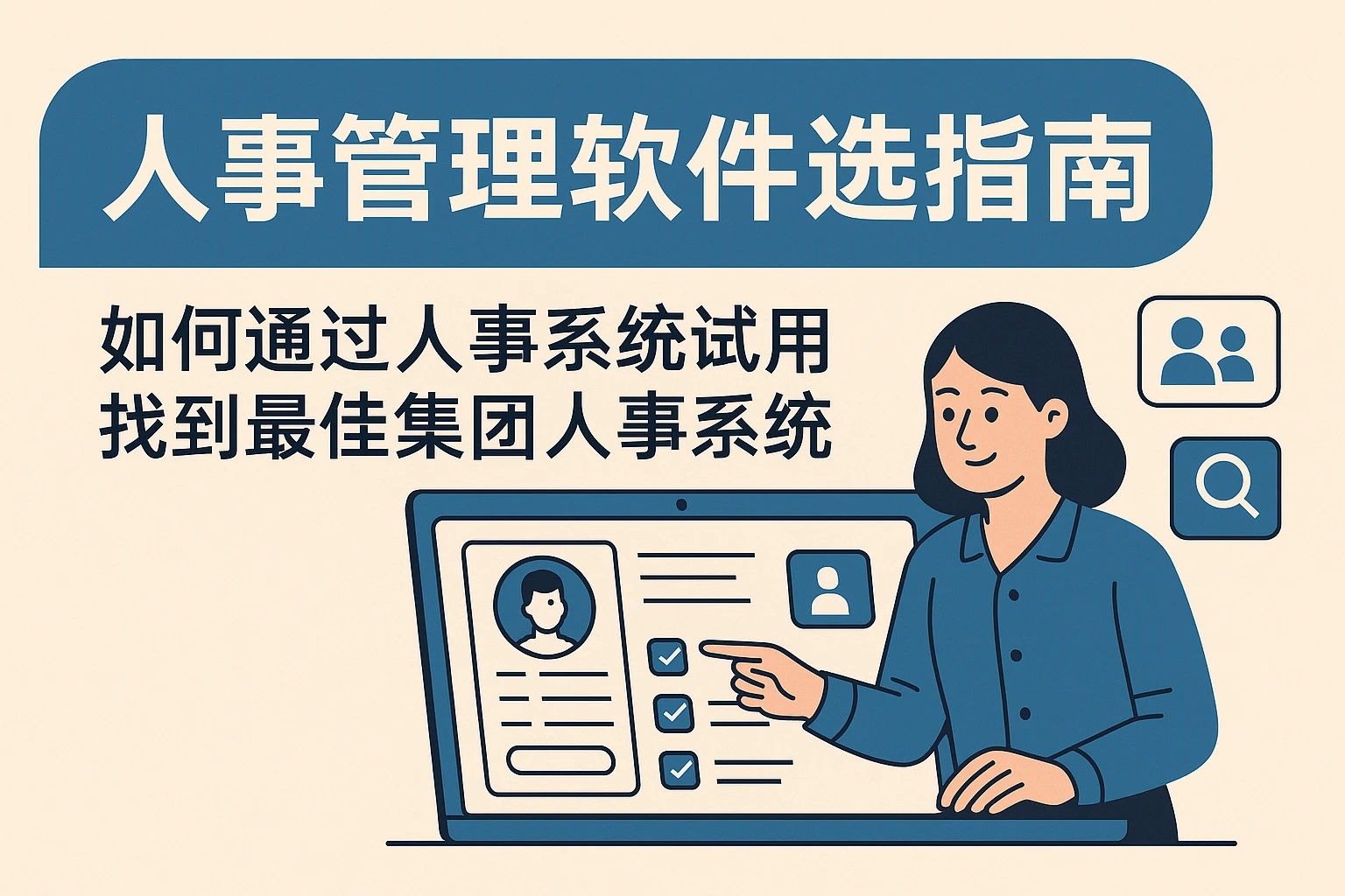 人事管理软件选择指南：如何通过人事系统试用找到最佳集团人事系统