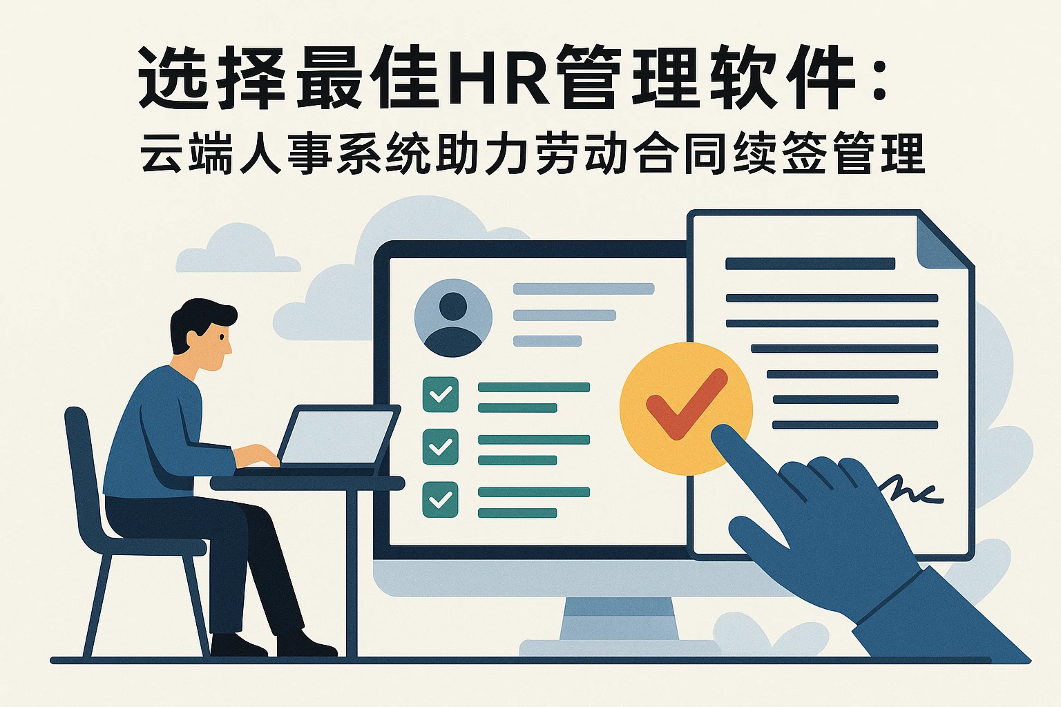 选择最佳HR管理软件：云端人事系统助力劳动合同续签管理