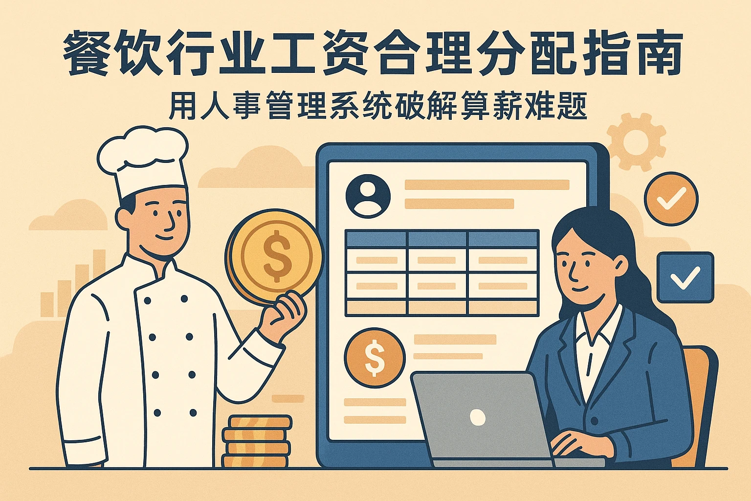 餐饮行业工资合理分配指南：用人事管理系统破解算薪难题