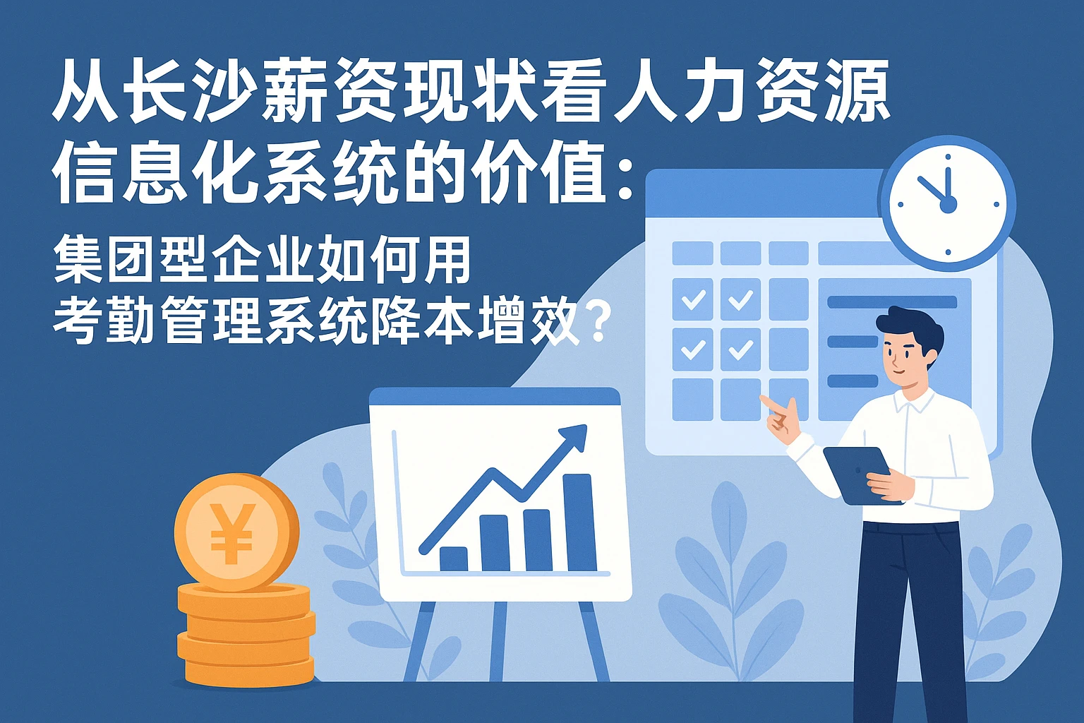从长沙薪资现状看人力资源信息化系统的价值:集团型企业如何用考勤管理系统降本增效?