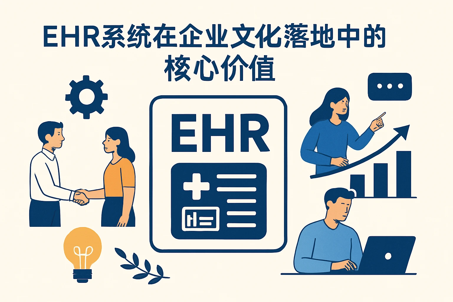 EHR系统在企业文化落地中的核心价值