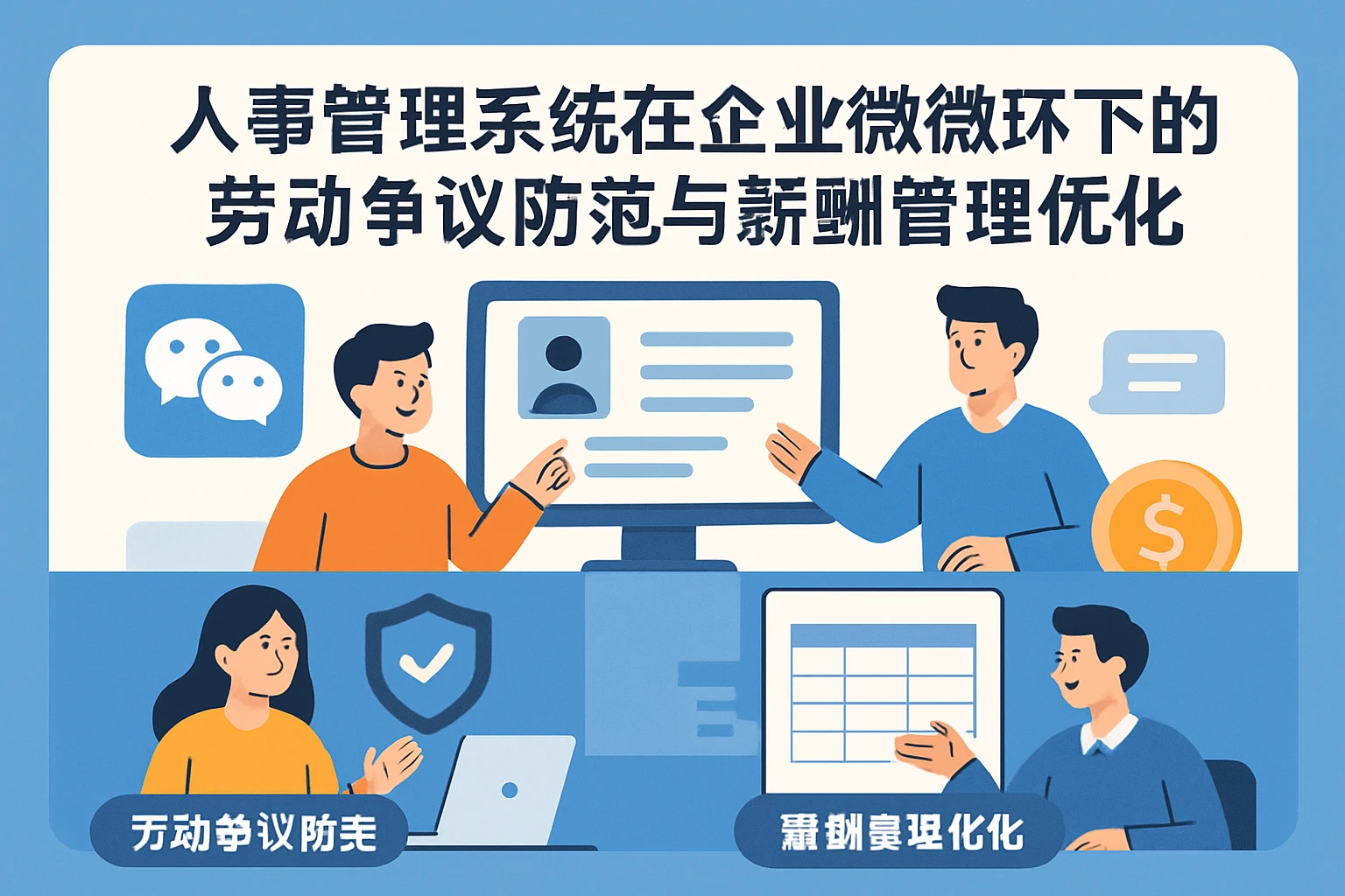 人事管理系统在企业微信环境下的劳动争议防范与薪酬管理优化