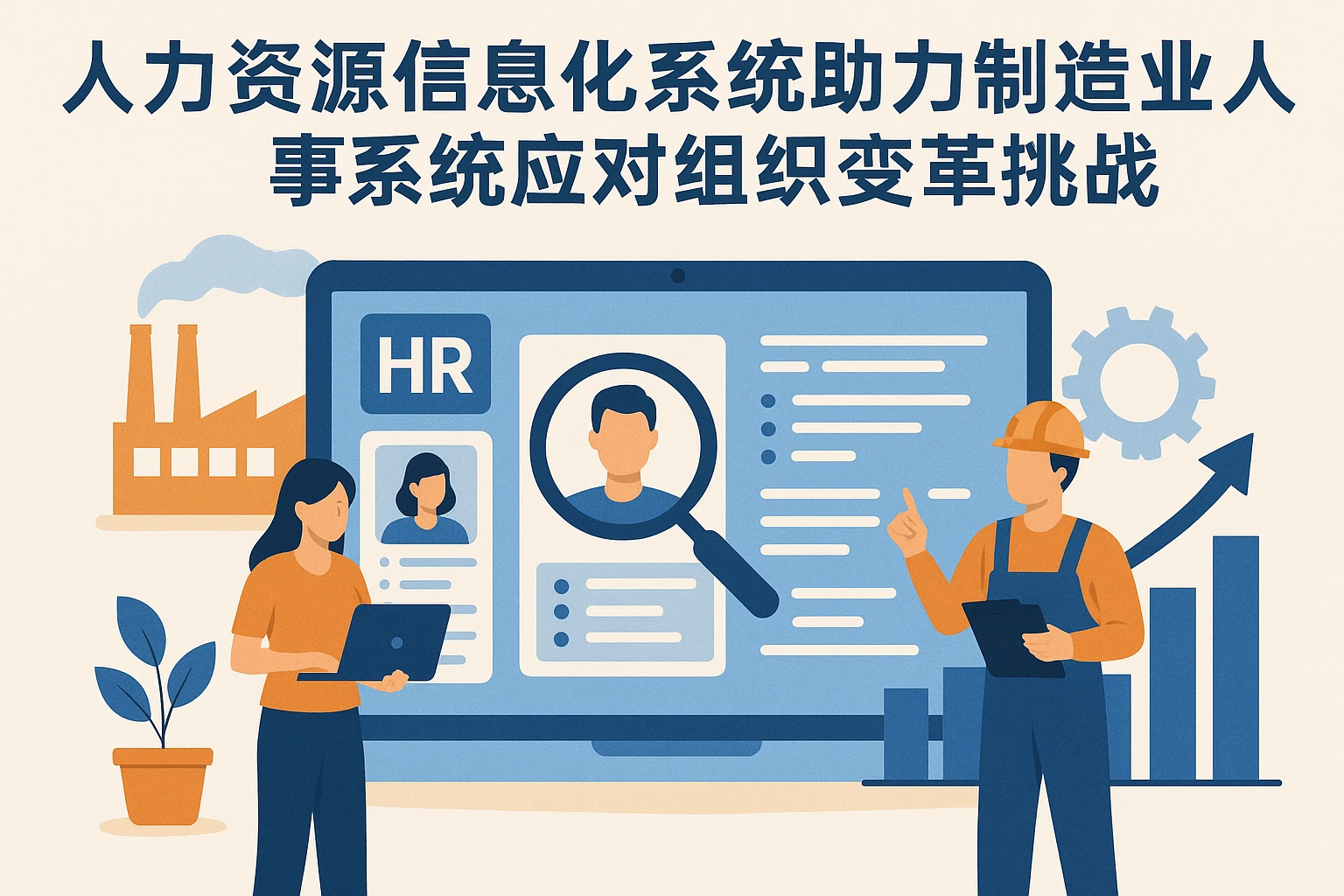 人力资源信息化系统助力制造业人事系统应对组织变革挑战