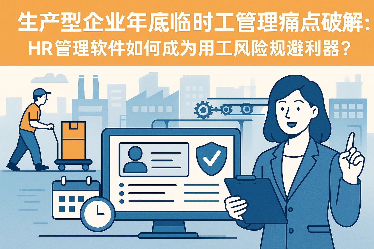 生产型企业年底临时工管理痛点破解：HR管理软件如何成为用工风险规避利器？