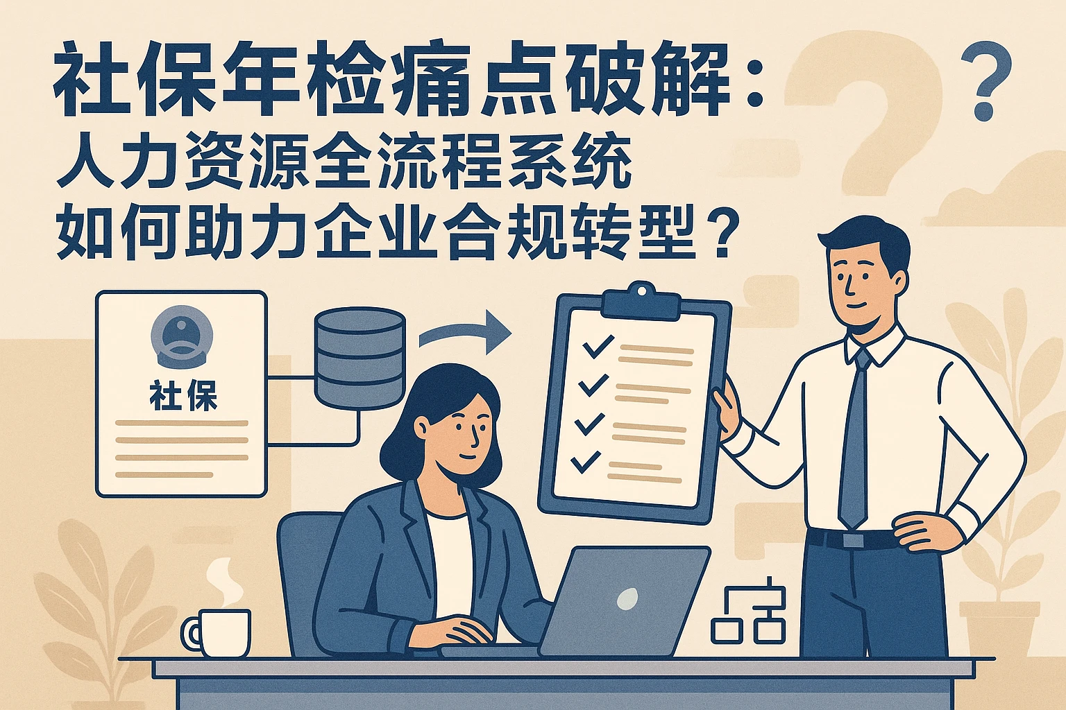 社保年检痛点破解：人力资源全流程系统如何助力企业合规转型？