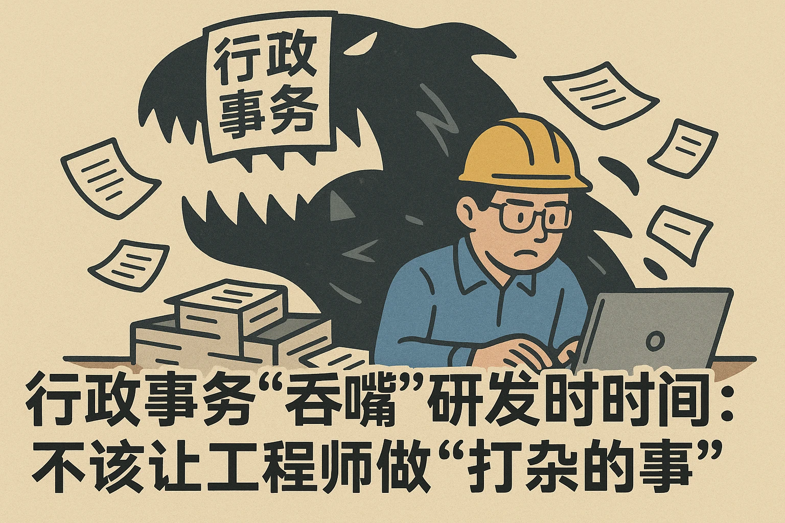 2. 行政事务“吞噬”研发时间：不该让工程师做“打杂的事”