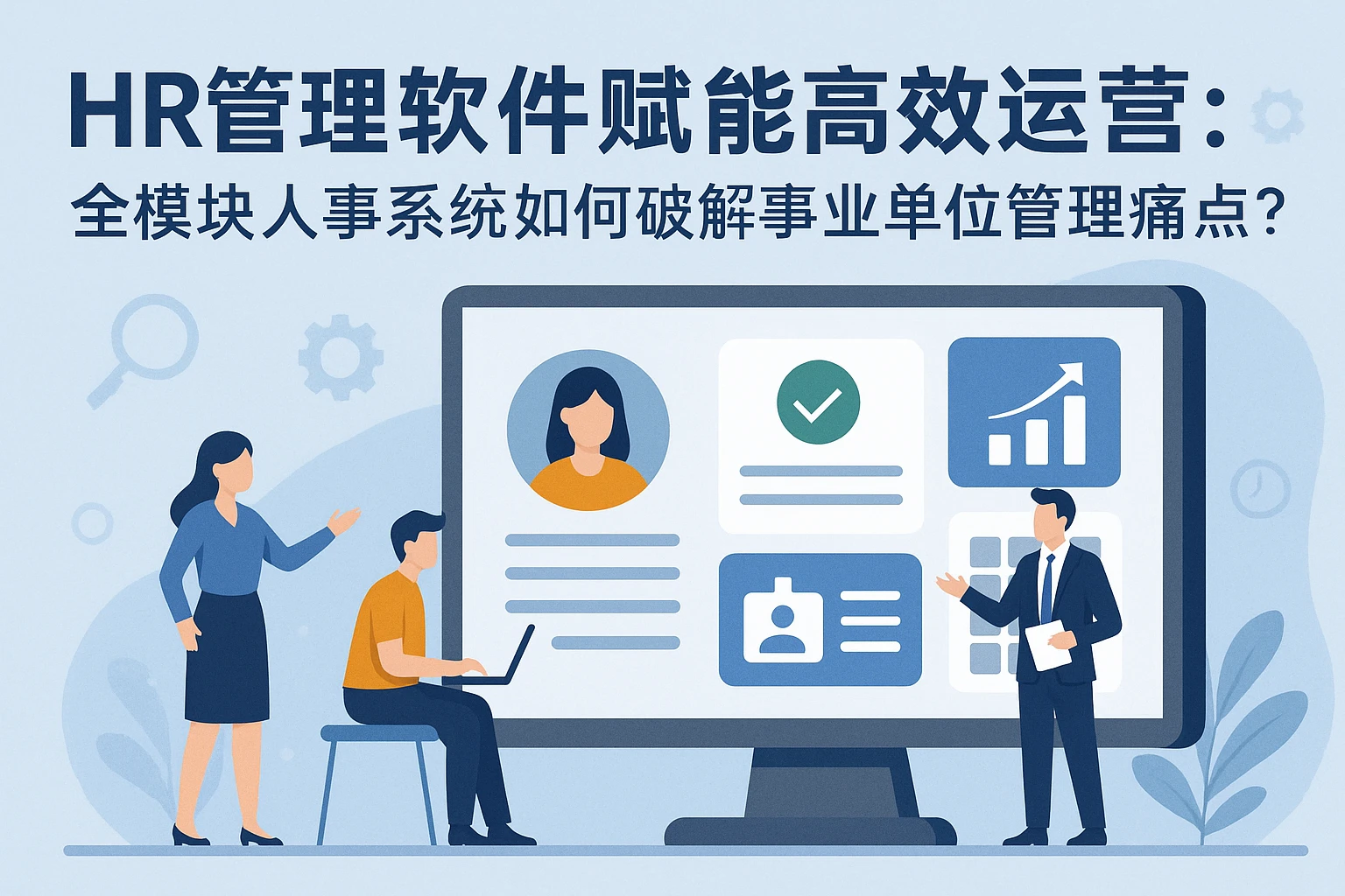 HR管理软件赋能高效运营：全模块人事系统如何破解事业单位管理痛点？