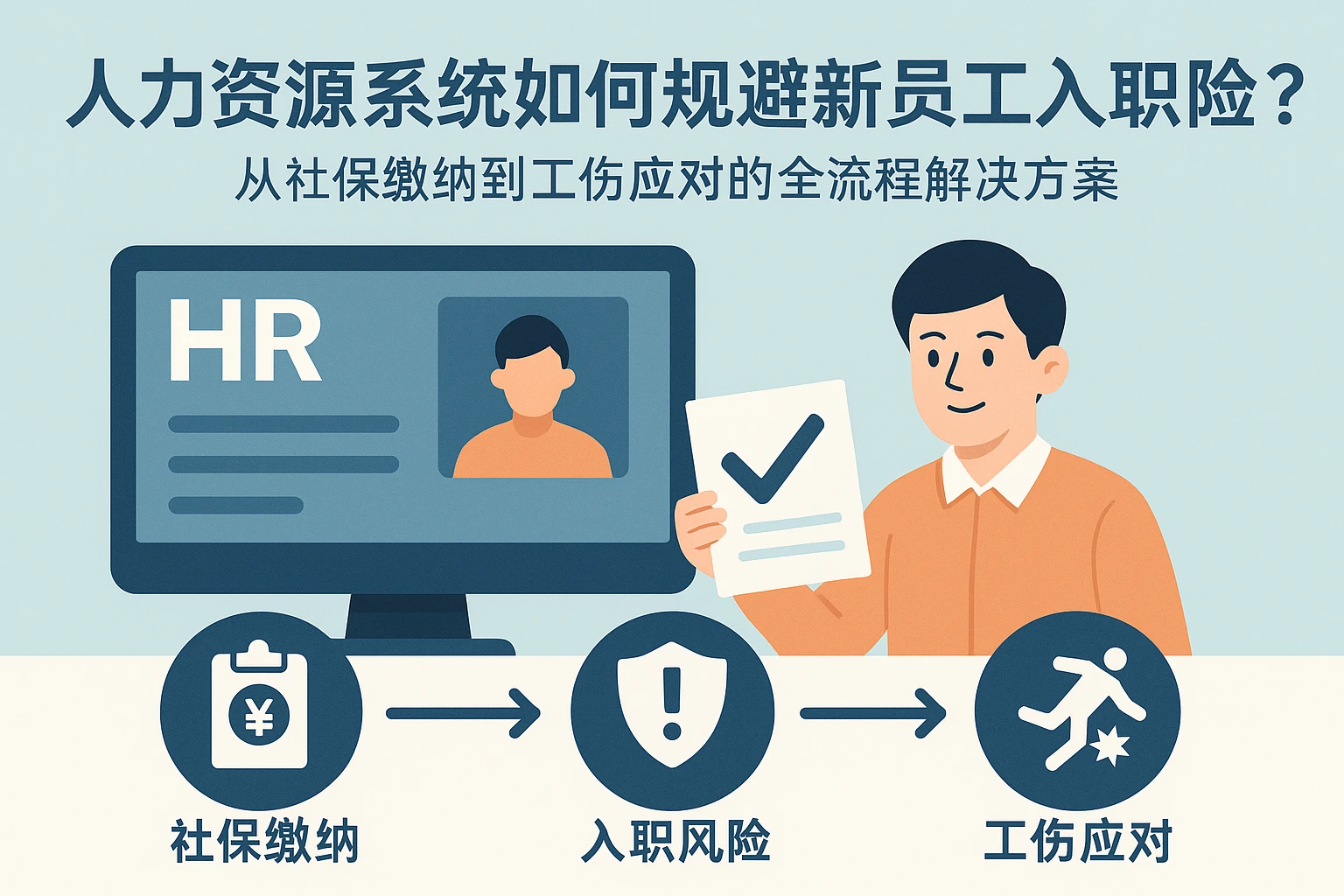 人力资源系统如何规避新员工入职风险?从社保缴纳到工伤应对的全流程解决方案