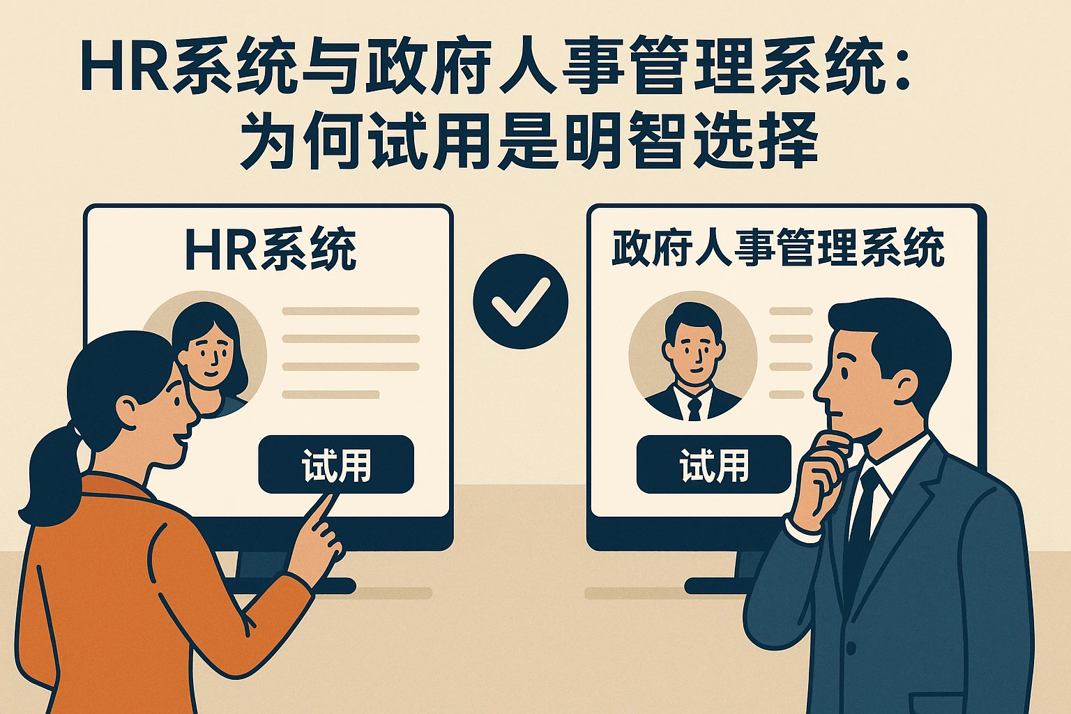 HR系统与政府人事管理系统:为何试用是明智选择