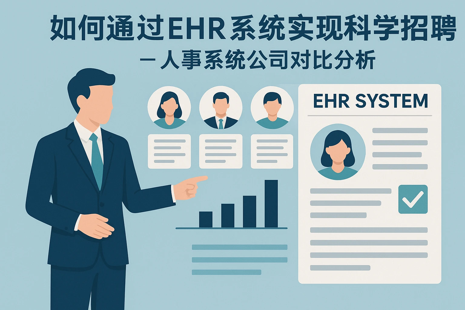 如何通过EHR系统实现科学招聘 - 人事系统公司对比分析
