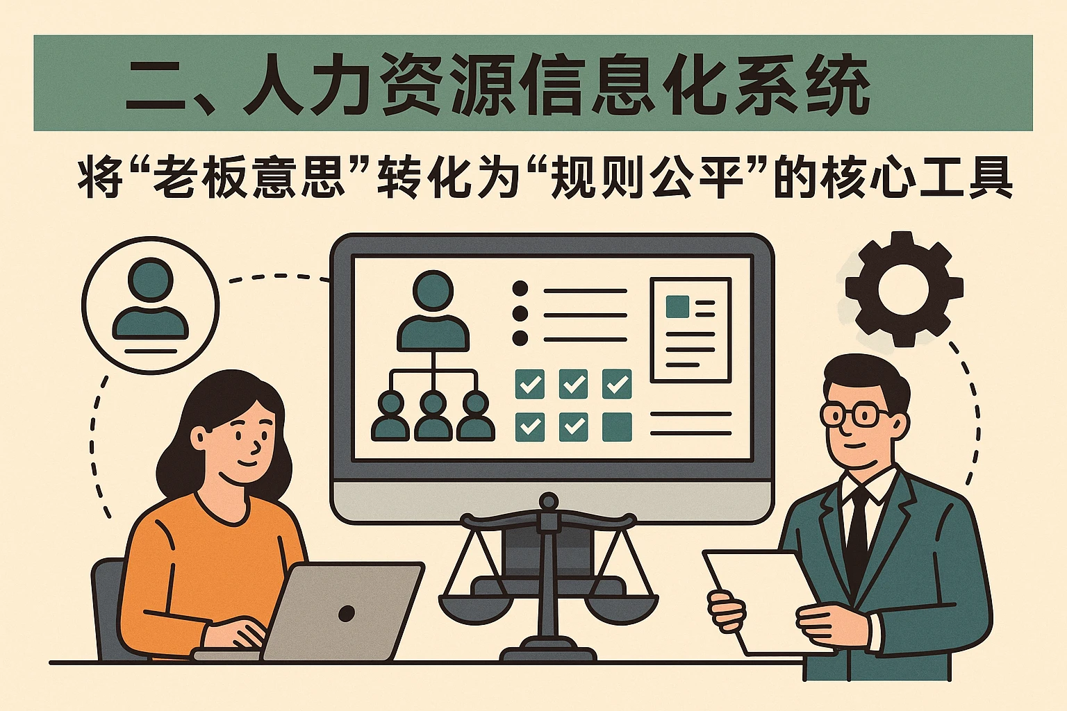 二、人力资源信息化系统：将“老板意思”转化为“规则公平”的核心工具