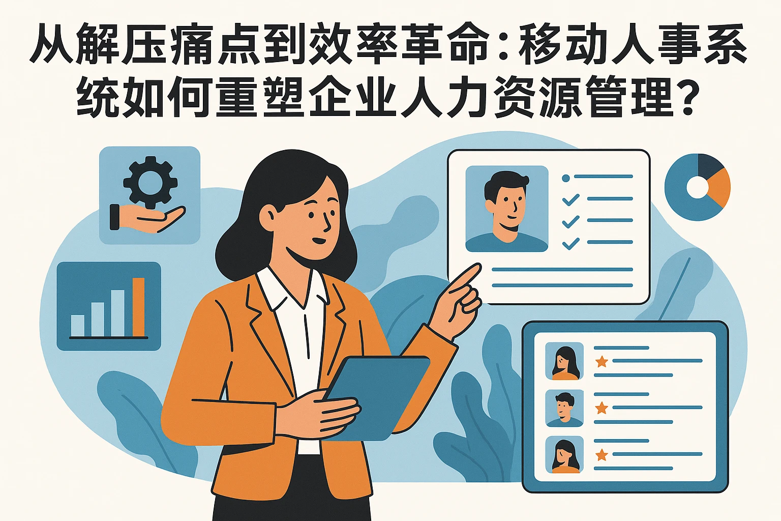 从解压痛点到效率革命：移动人事系统如何重塑企业人力资源管理？