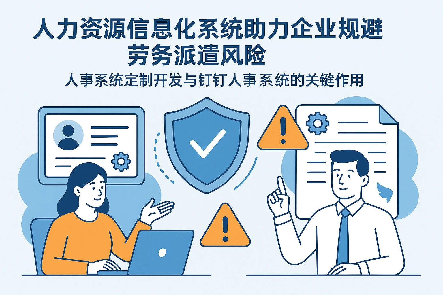人力资源信息化系统助力企业规避劳务派遣风险：人事系统定制开发与钉钉人事系统的关键作用