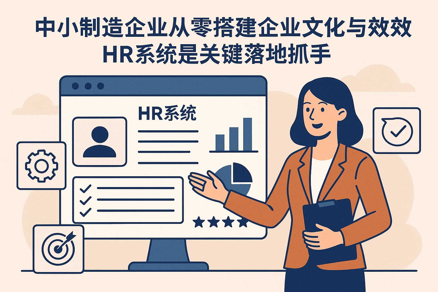 中小制造企业从零搭建企业文化与绩效体系:HR系统是关键落地抓手