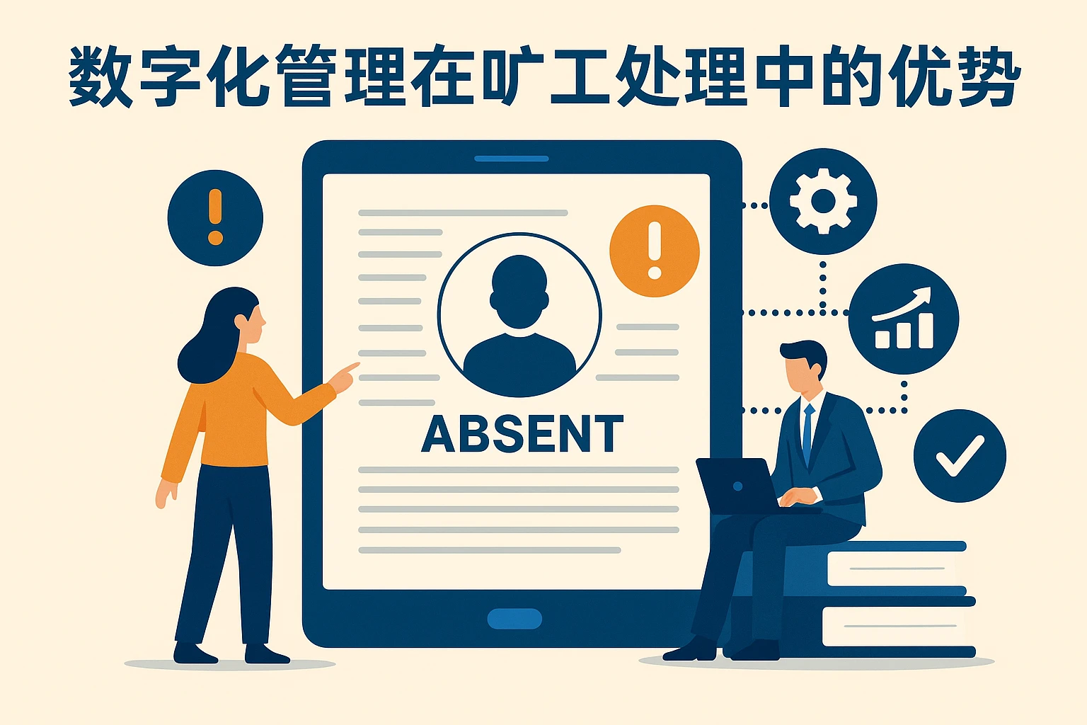 数字化管理在旷工处理中的优势