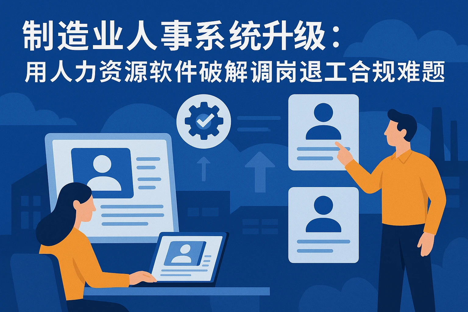 制造业人事系统升级:用人力资源软件破解调岗退工合规难题