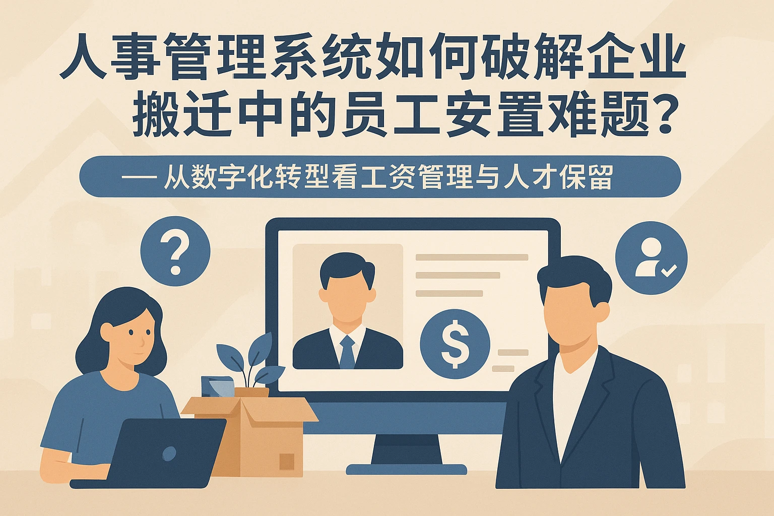 人事管理系统如何破解企业搬迁中的员工安置难题？——从数字化转型看工资管理与人才保留