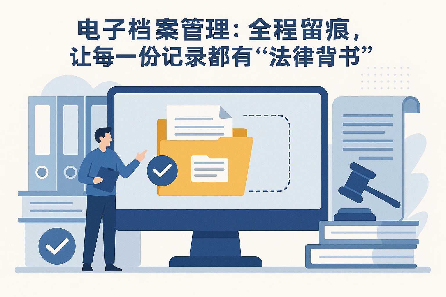 1. 电子档案管理：全程留痕，让每一份记录都有“法律背书”