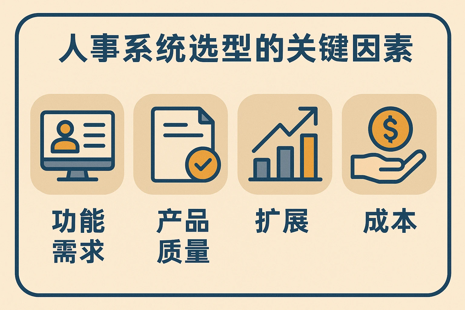人事系统选型的关键因素