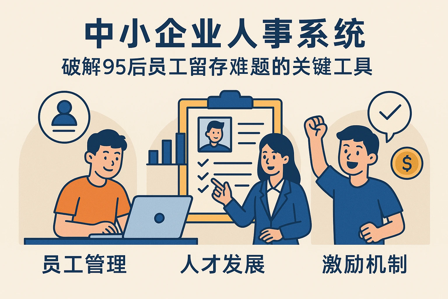 中小企业人事系统:破解95后员工留存难题的关键工具