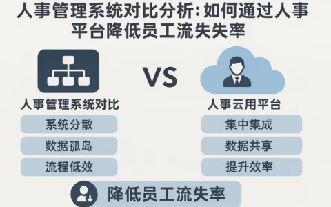 人事管理系统对比分析：如何通过人事云平台降低员工流失率