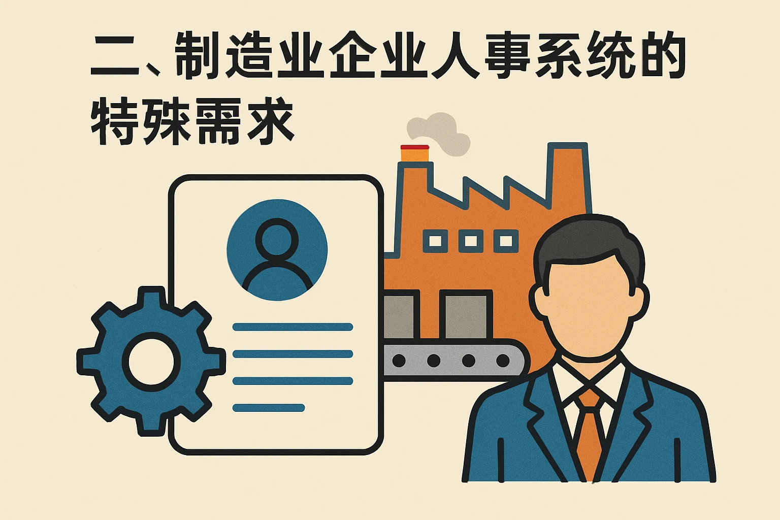 二、制造业企业人事系统的特殊需求