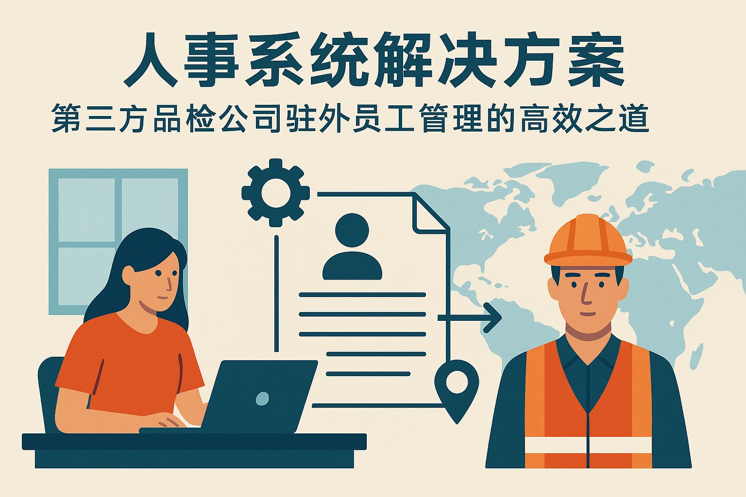 人事系统解决方案：第三方品检公司驻外员工管理的高效之道