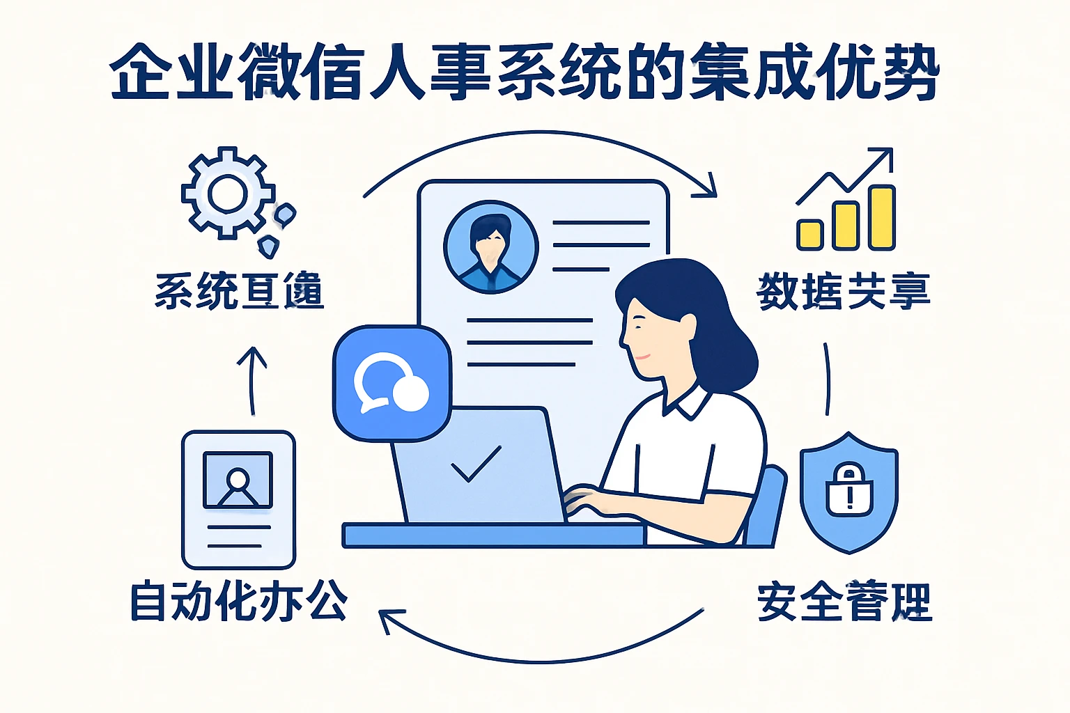 企业微信人事系统的集成优势