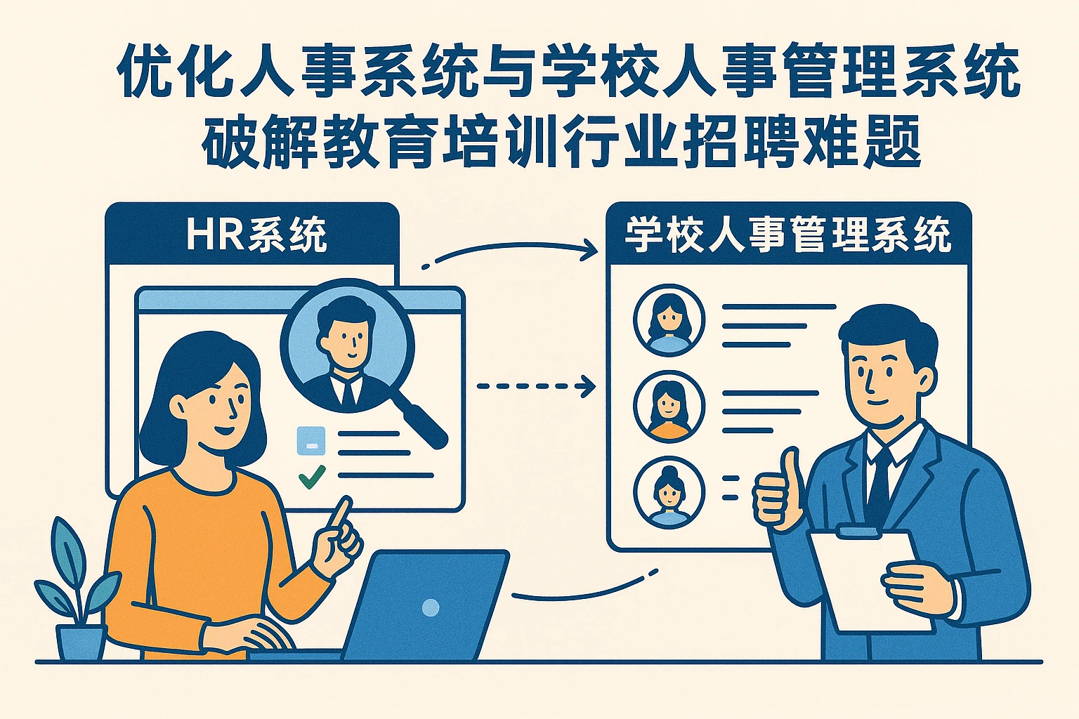 优化人事系统与学校人事管理系统,破解教育培训行业招聘难题