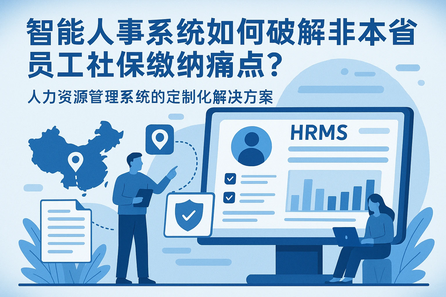 智能人事系统如何破解非本省员工社保缴纳痛点?人力资源管理系统的定制化解决方案