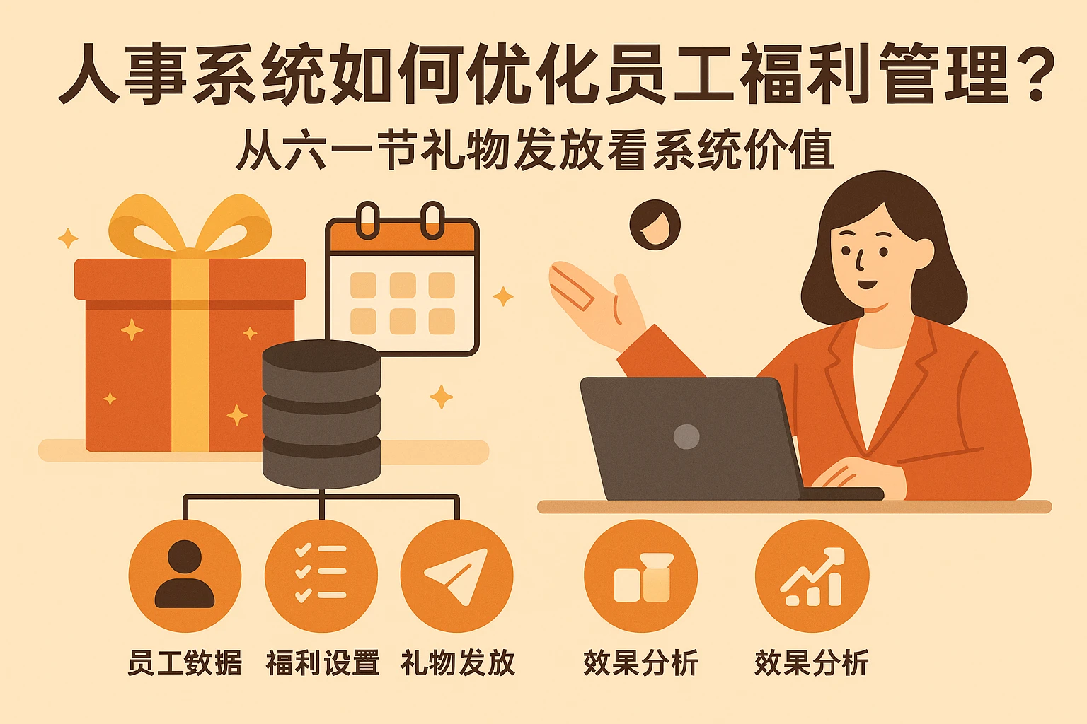人事系统如何优化员工福利管理?从六一节礼物发放看系统价值