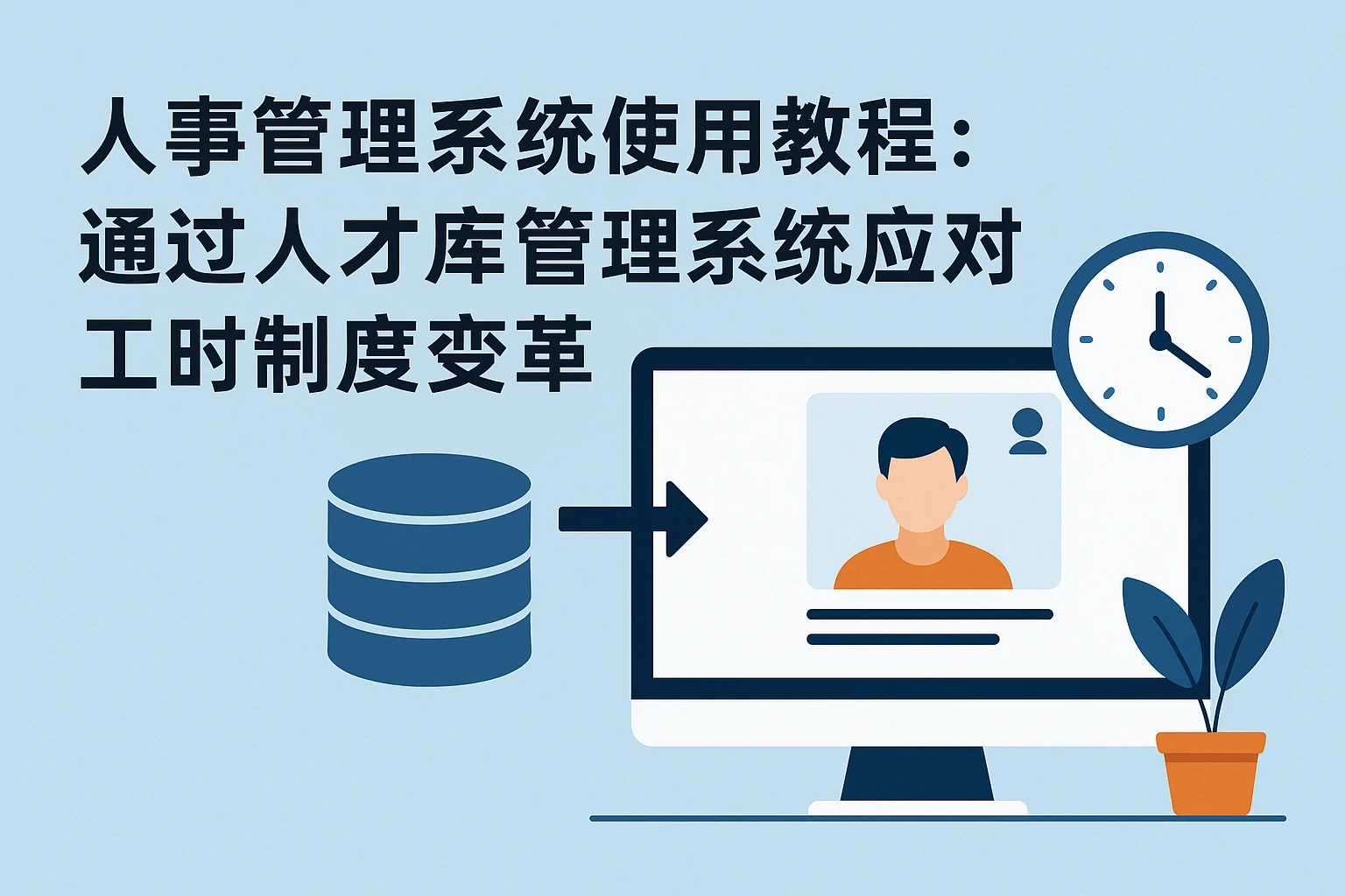 人事管理系统使用教程：通过人才库管理系统应对工时制度变革