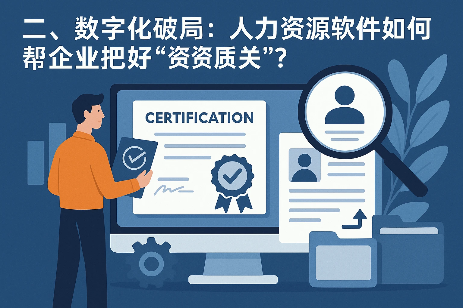 二、数字化破局：人力资源软件如何帮企业把好“资质关”？