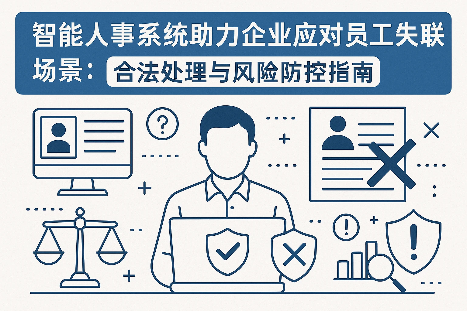 智能人事系统助力企业应对员工失联场景：合法处理与风险防控指南