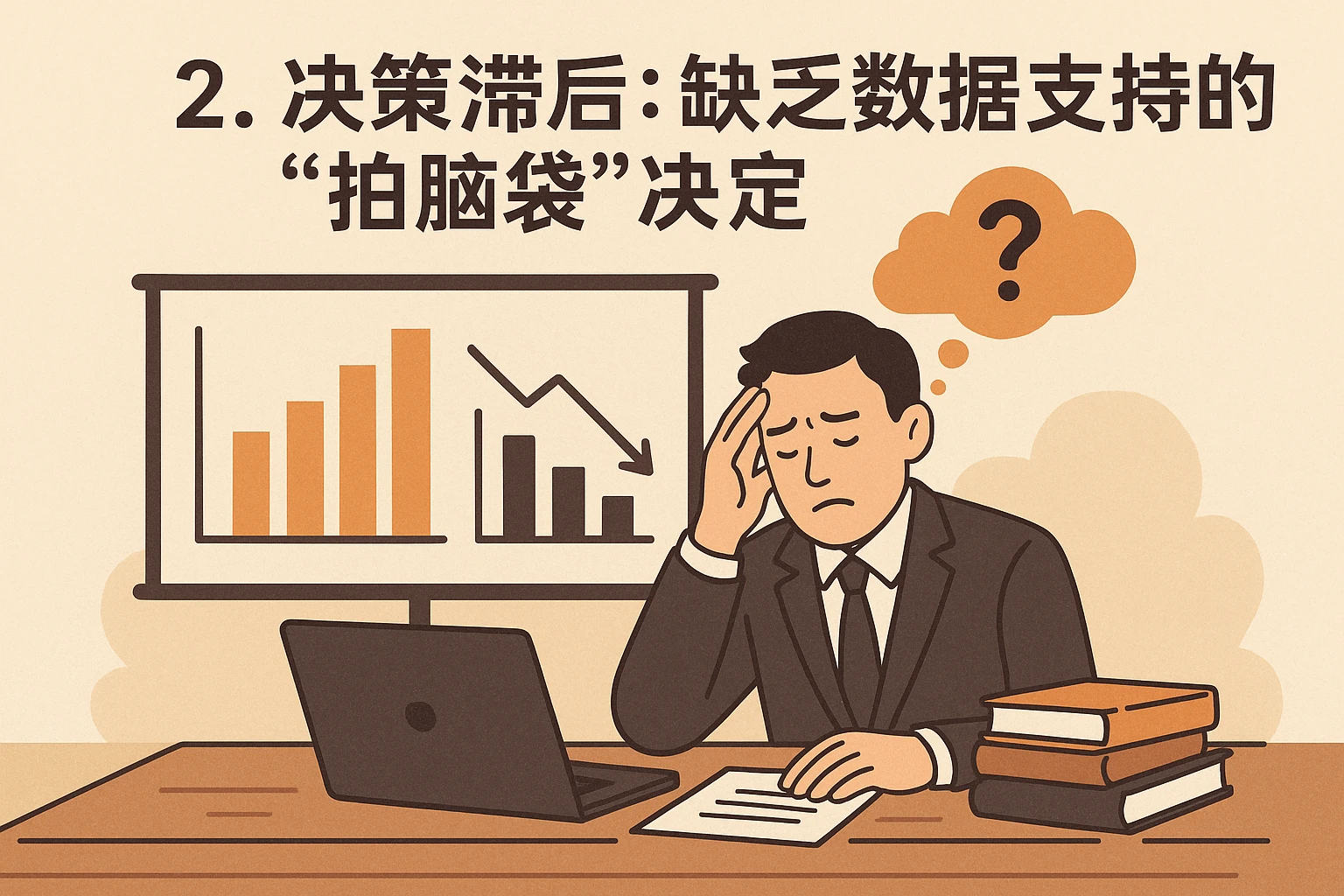 2. 决策滞后:缺乏数据支持的“拍脑袋”决定