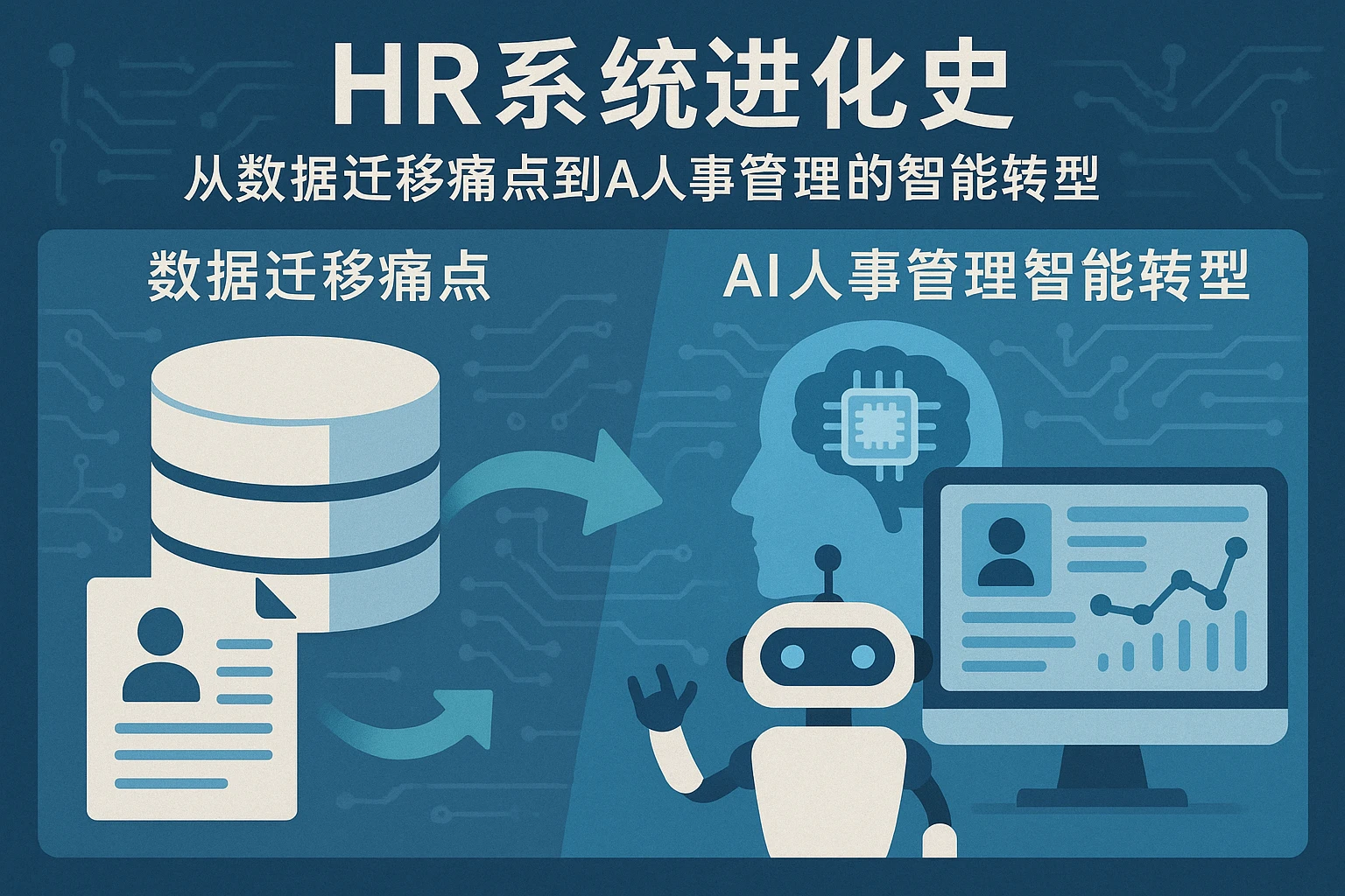 HR系统进化史：从数据迁移痛点到AI人事管理的智能转型