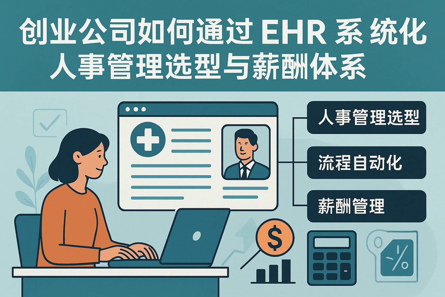 创业公司如何通过EHR系统优化人事管理选型与薪酬体系