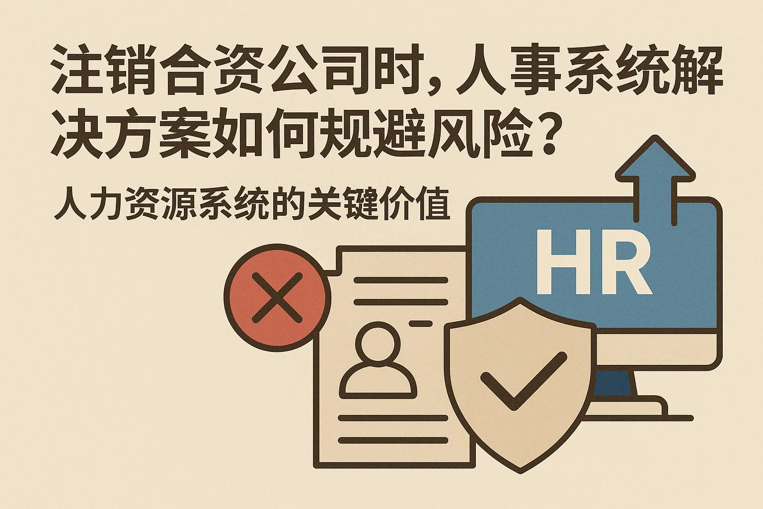 注销合资公司时，人事系统解决方案如何规避风险？人力资源系统的关键价值